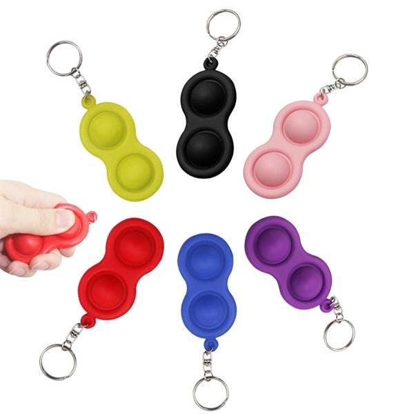 Fidget Simple Dimple Keychain Stress Relief Hand Toys