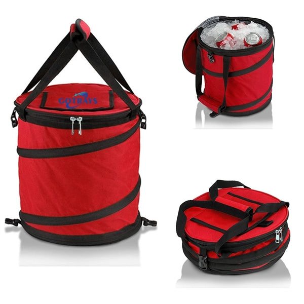 Pop-Up Collapsible Cooler Lightweight Insulated Fishing Bag