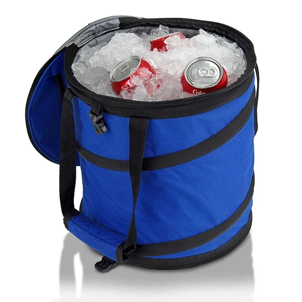 Pop-Up Collapsible Cooler Lightweight Insulated Fishing Bag