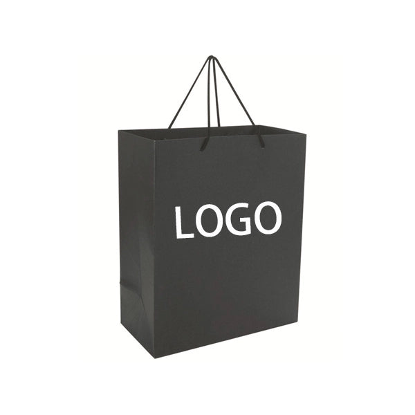 Recycled Paper Shopping Bags 8" W x 11" H x 4" D
