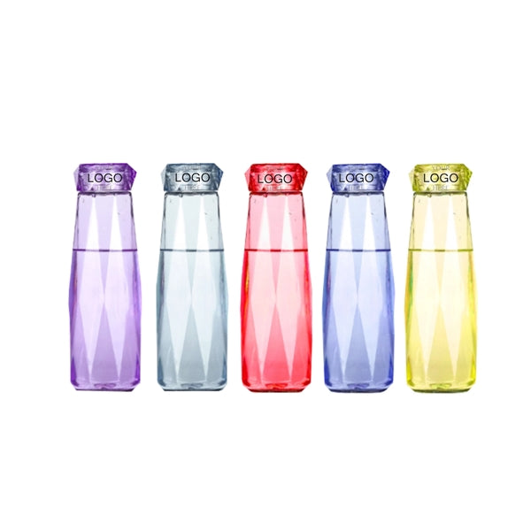 16 oz crystal diamond cup colorful glass