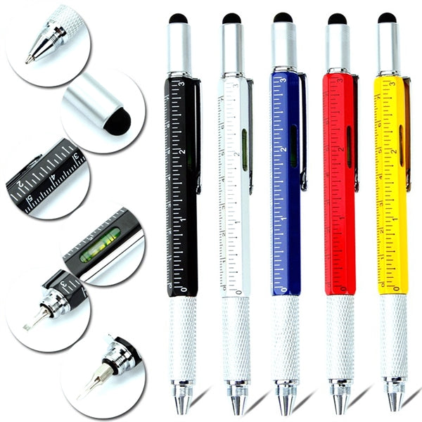 Multifunctional metal tool pen