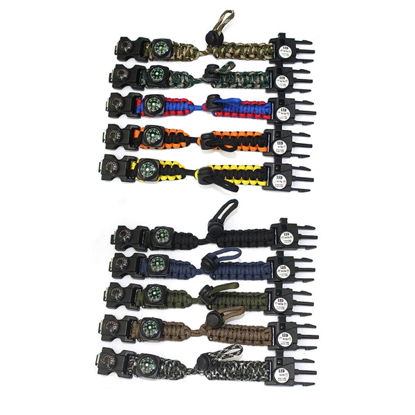 Tactical Survival Paracord Bracelet