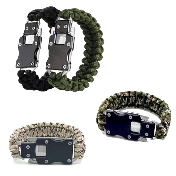 Tactical Paracord Rope Knife Bracelet
