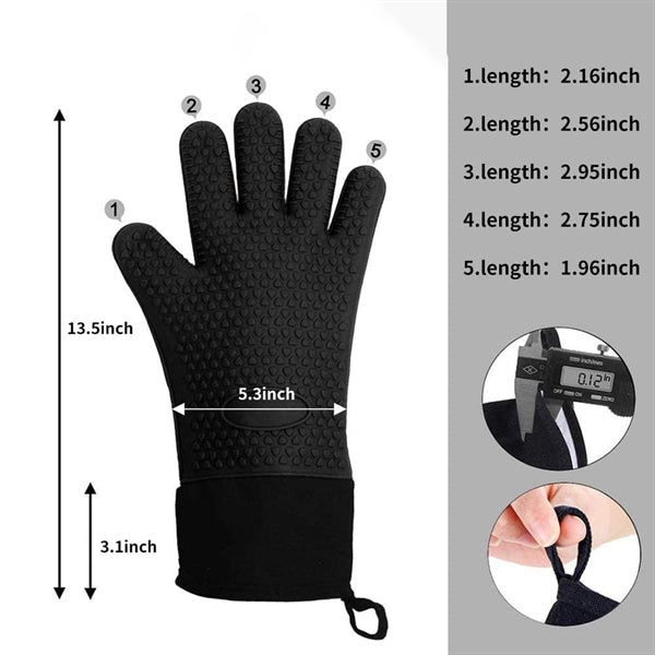 Non-Slip Extended Silicone Gloves