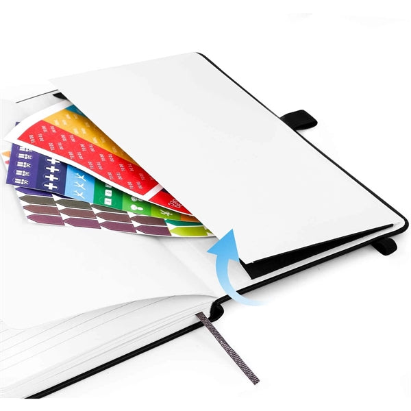 Black Faux Leather notebook