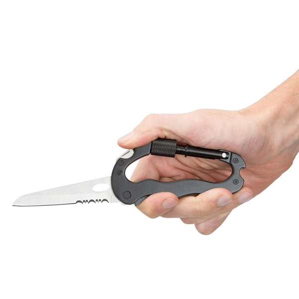 Foldable 4 in 1 Multi-tool Carabiner Pocket Knife