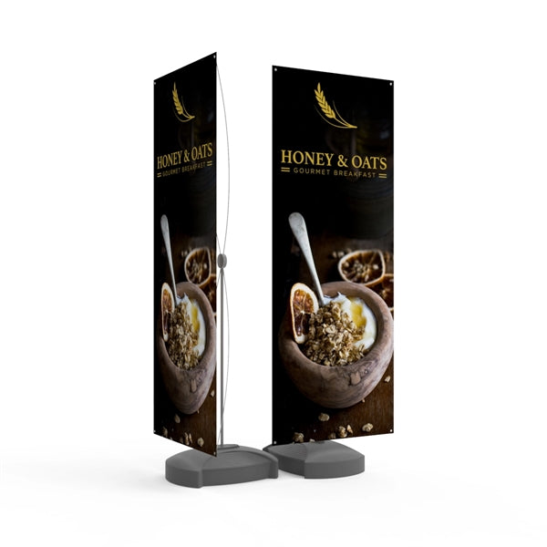Outdoor X-Banner Stand 27.5"x69"