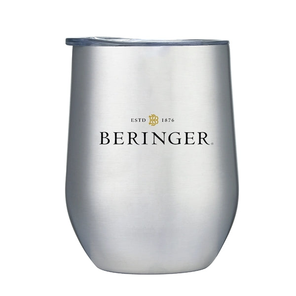 Vineyard-I 12 Oz Stemless Wine Glass Tumbler (Double Walled)