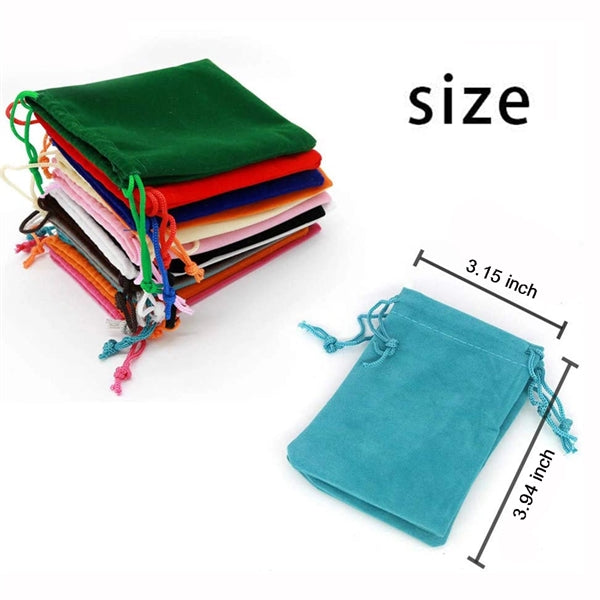 Drawstrings Velvet Gift Bags