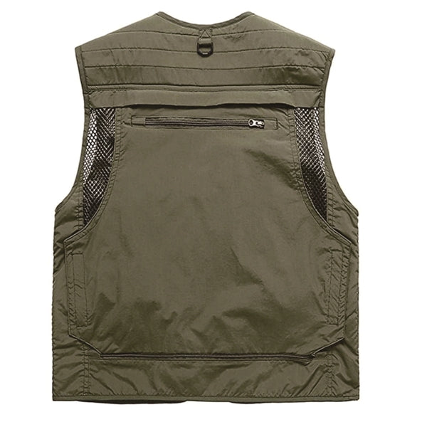 Casual Outdoor Work Safari Fishing Travel Photo Cargo Vest