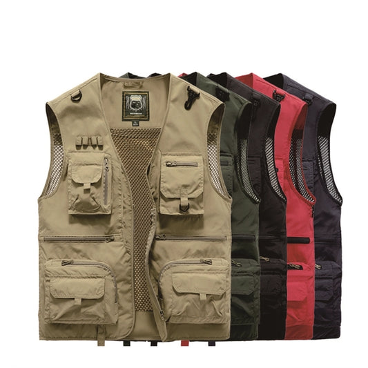 Casual Outdoor Work Safari Fishing Travel Photo Cargo Vest
