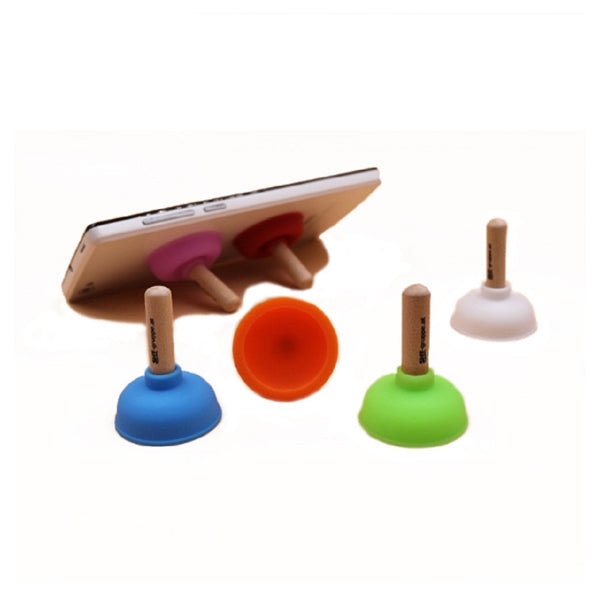 Plunger Sucker Stand Cell Phone Holder