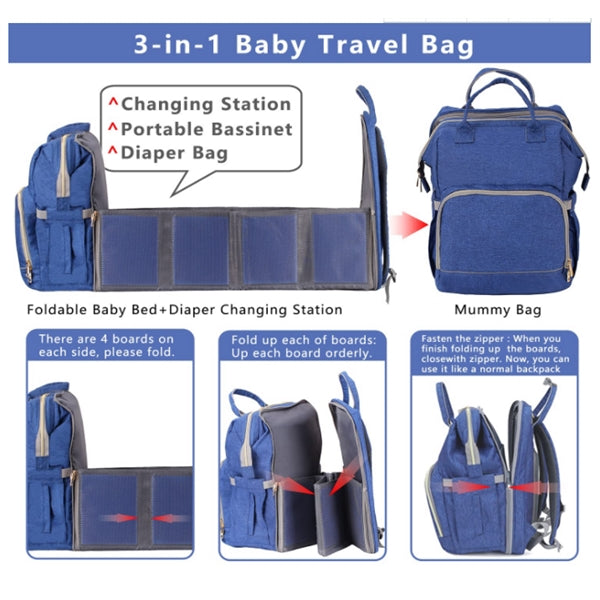 3 in 1 Organize Baby Changing Station Bag