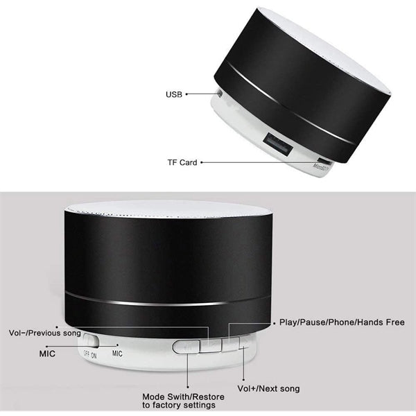 Portable Wireless Speaker with Light