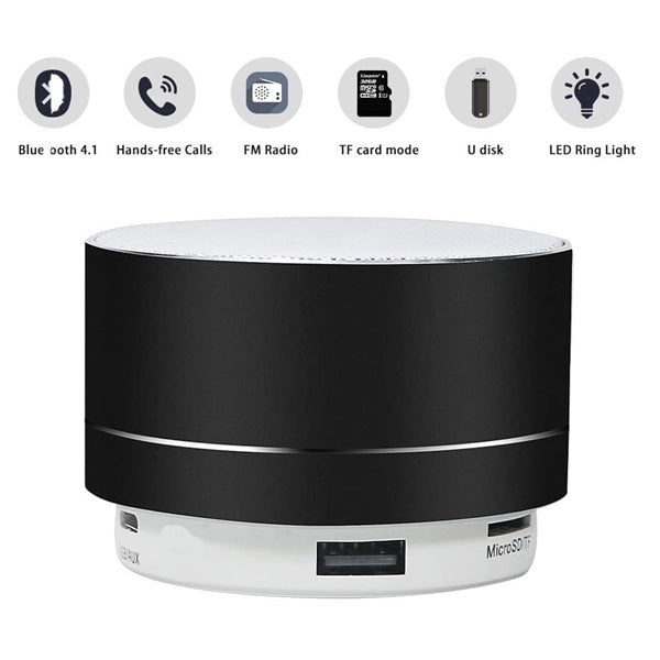 Portable Wireless Speaker with Light