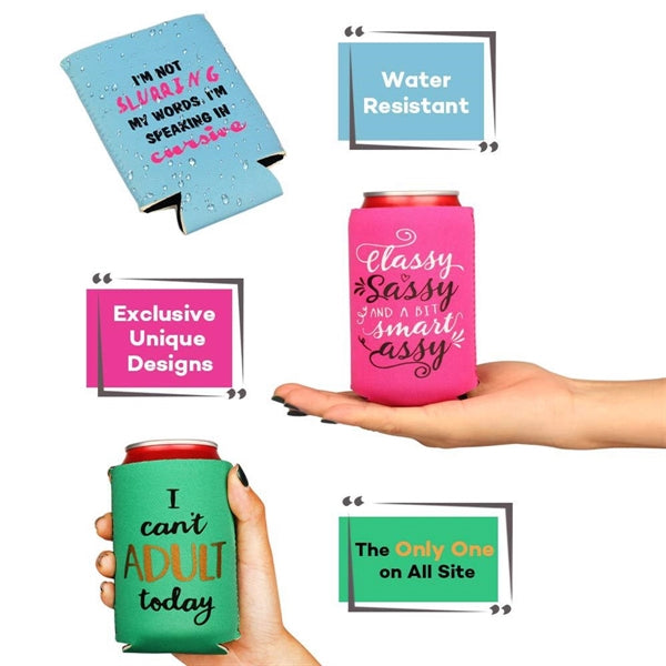 Foldable Foam Can Cooler