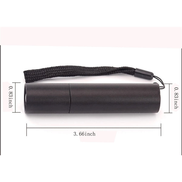 Mini bright rechargeable flashlight zoom