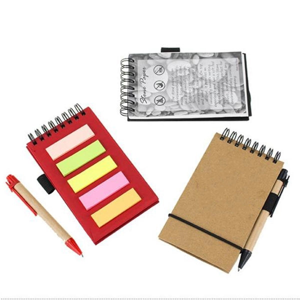Stylish Spiral Notepad Notebook With Pen