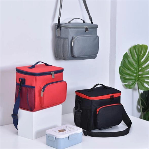 Logo and packaging oxford insulated lunch bag