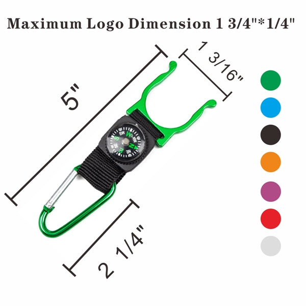 Carabiner With Compass