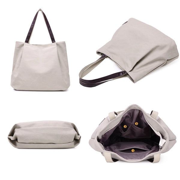Canvas Shoulder Messenger Cloth Bag Handbag