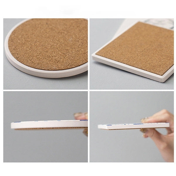 Diatomite Absorbent Cup Coaster Hygroscopic Mat Pad