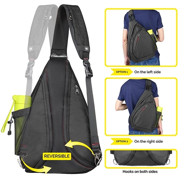 Crossbody Shoulder Chest Urben Travel Backpack Sling
