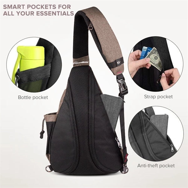Crossbody Shoulder Chest Urben Travel Backpack Sling