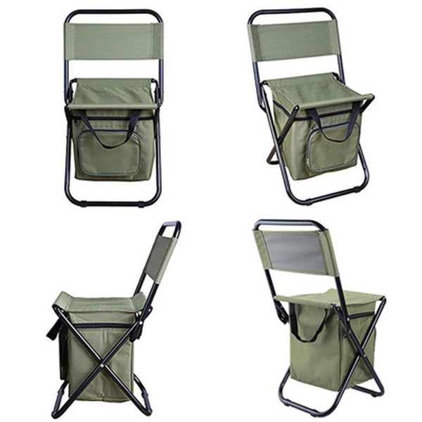 Foldable Outdoor Chair With Ice Pack