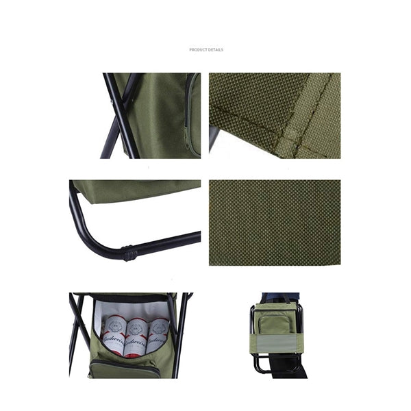 Foldable Outdoor Chair With Ice Pack