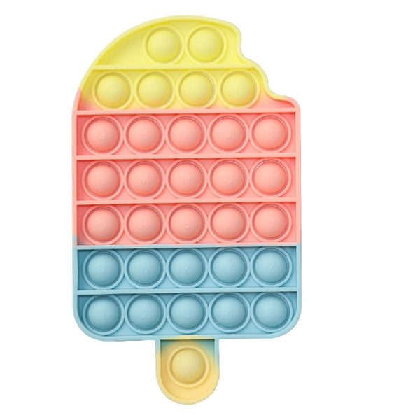 Ice Cream Shape Push Pop Bubble Toy