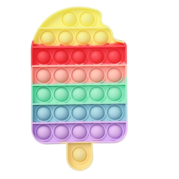 Ice Cream Shape Push Pop Bubble Toy