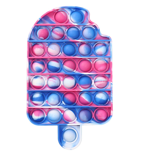 Ice Cream Shape Push Pop Bubble Toy