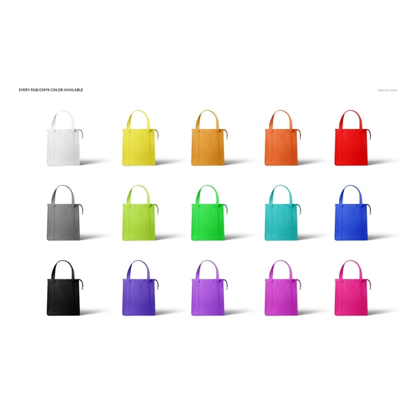 Two Tones Therm-O Tote Insulated Grocery Bag With Pocket