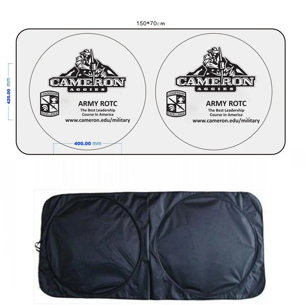 Folding Sunshades Carboard with Pouch