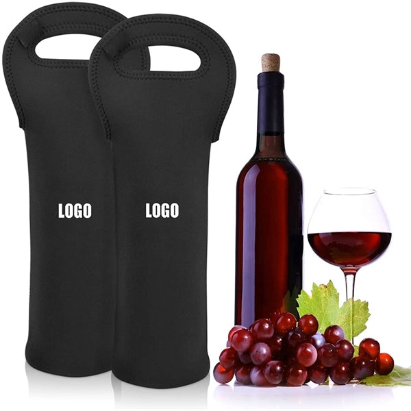 750ML Neoprene Wine Bottle Holder Tote Bag