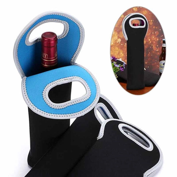 750ML Neoprene Wine Bottle Holder Tote Bag