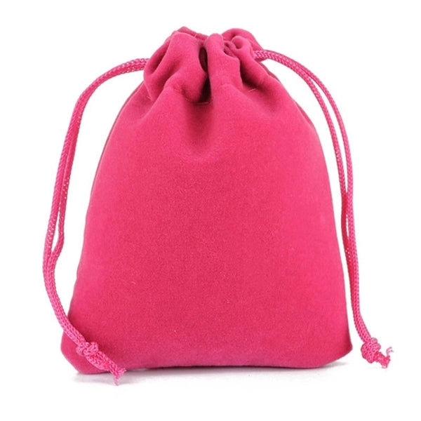 Drawstring Velvet Bag