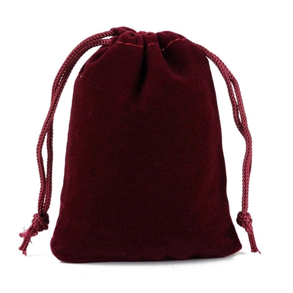 Drawstring Velvet Bag