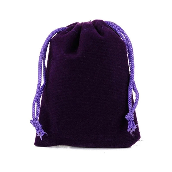 Drawstring Velvet Bag