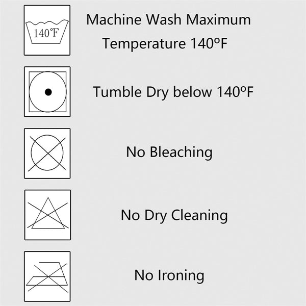 Set of 5 Zipper Mesh Laundry Bag