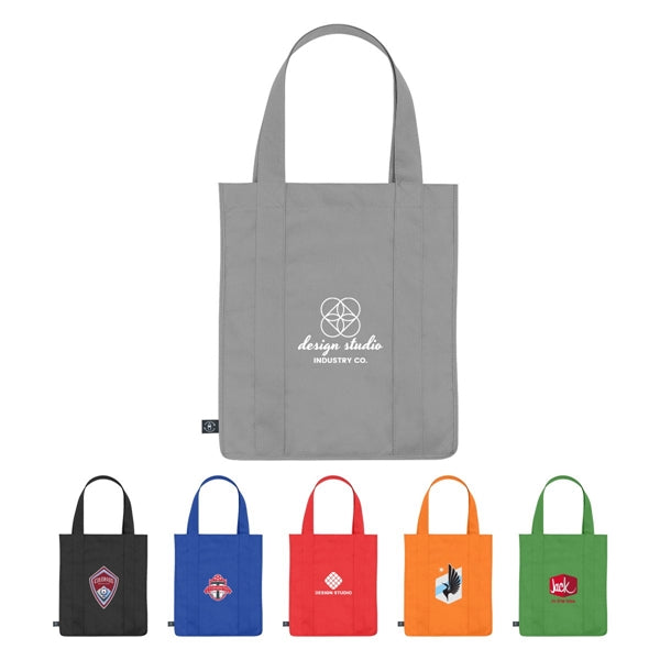 Non-Woven Shopper Tote Bag With 100% RPET Material
