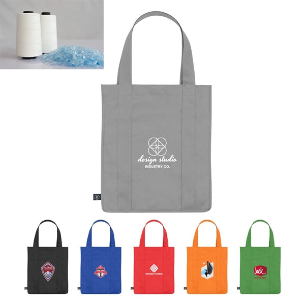 Non-Woven Shopper Tote Bag With 100% RPET Material