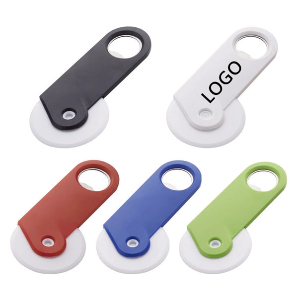 Multifunctional Disc Pizza Cutter and Bottle Opener