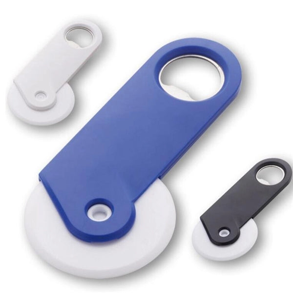 Multifunctional Disc Pizza Cutter and Bottle Opener