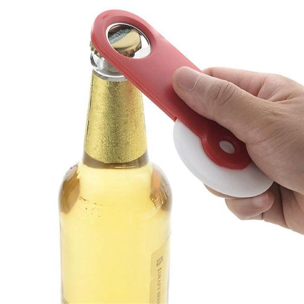 Multifunctional Disc Pizza Cutter and Bottle Opener