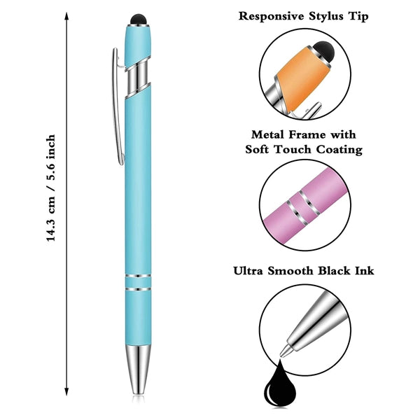 2 in 1 Stylus Ballpoint Pen