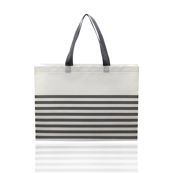 Two-Tone Non-Woven Durable Beach Tote Bag (15" x 4" x 13.5")