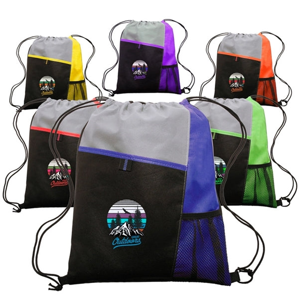 Drawstring Backpack Sports Gym Bag
